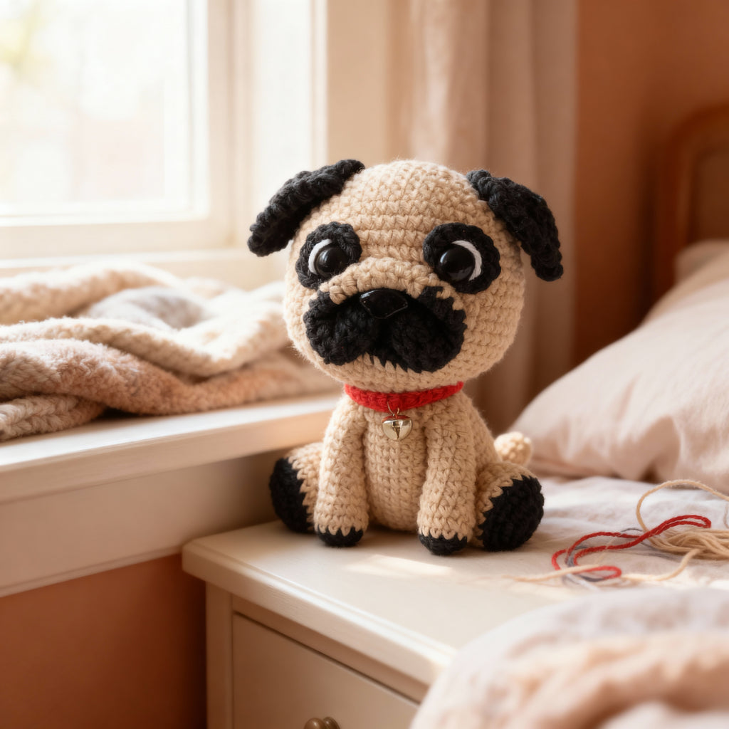 Pug Dog - Crochet Pattern