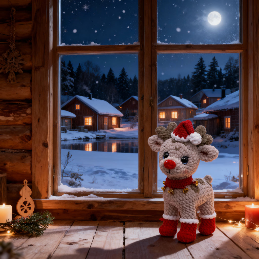 Cute Christmas Reindeer - Crochet Pattern