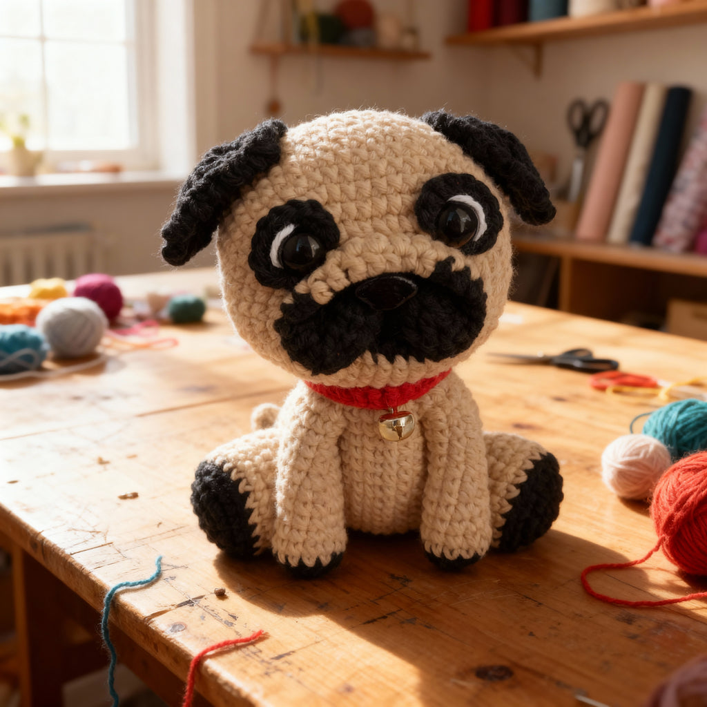 Pug Dog - Crochet Pattern