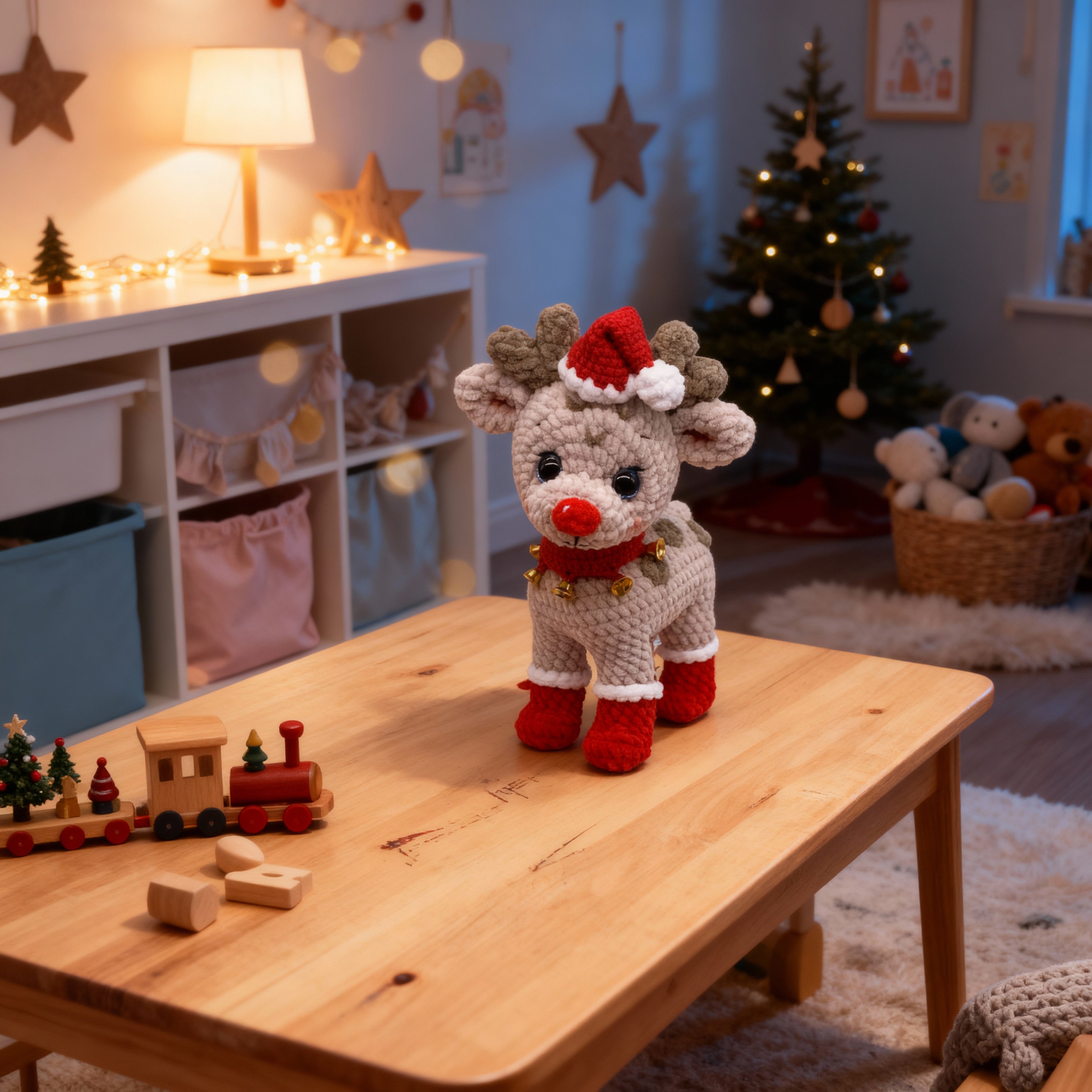 Cute Christmas Reindeer - Crochet Pattern