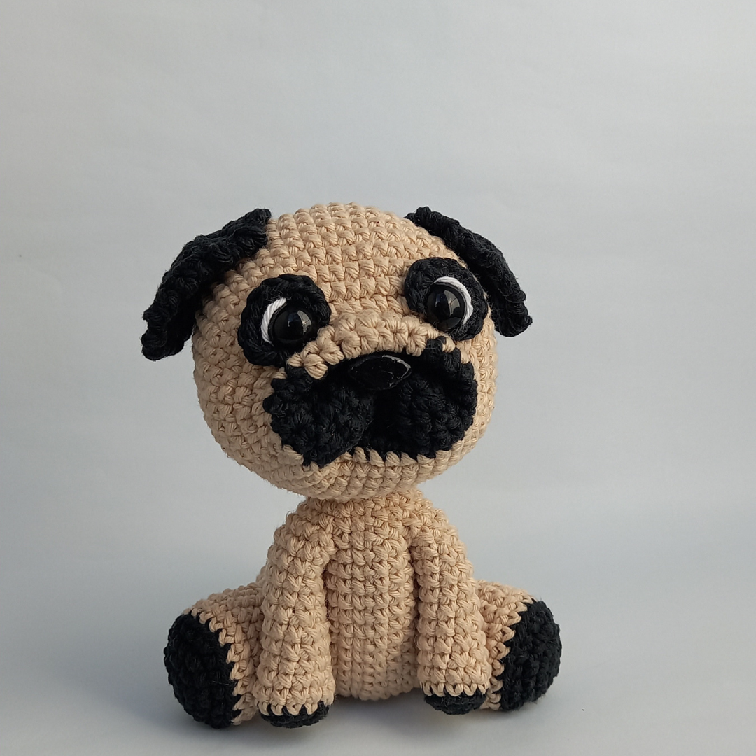 Pug Dog - Crochet Pattern