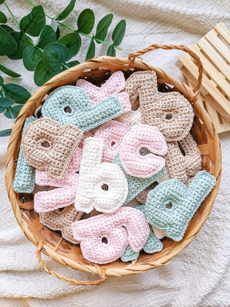 Lowercase Letters - Crochet Pattern