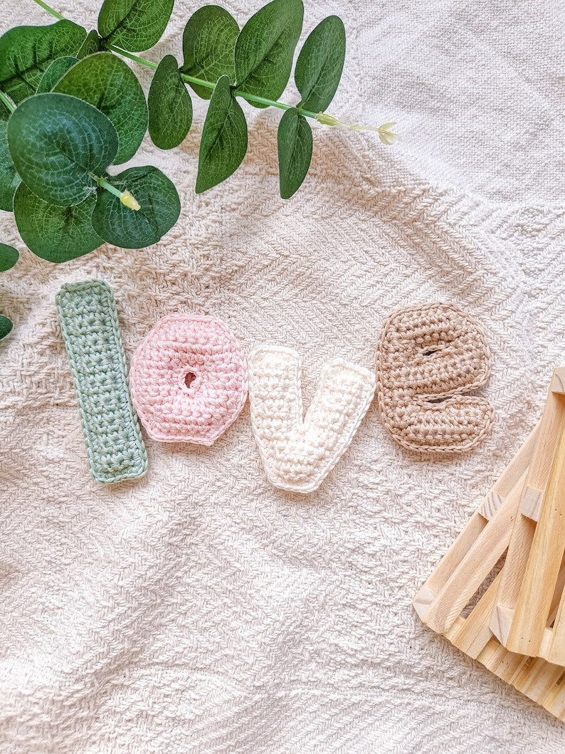 Lowercase Letters - Crochet Pattern
